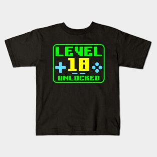 Level 18 Unlocked Kids T-Shirt